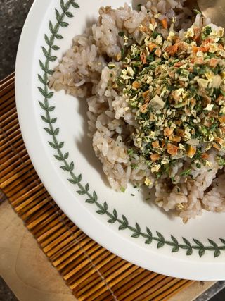 해풀잎 누구나 김밥*1ea [(혼합야채 35g *1ea,  김밥김 (5g, 5ea),  양념간장 (6g, 5ea), 참기름(5g, 2ea)] — 4.5점을 준 리뷰어가 2022년 7월 올린 사용 사진
