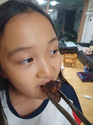 한성기업 명란한 떡갈비 — 5점을 준 리뷰어가 2021년 9월 올린 사용 사진