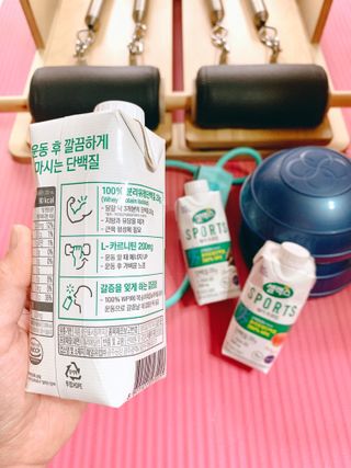 셀렉스스포츠 셀렉스 스포츠 웨이 프로틴 복숭아_ 330ml x 12팩 — 5점을 준 리뷰어가 2021년 4월 올린 사용 사진