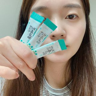 프리마인 유산균 국가지정연구소 선정, 살아있는 생유산균 200억 마리의 힘. 유산균n굿바이옴플러스 — 5점을 준 리뷰어가 2021년 10월 올린 사용 사진
