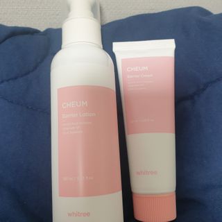 화이트리 채움 베리어 로션, 베리어 크림 세트 — 4점을 준 리뷰어가 2021년 2월 올린 사용 사진
