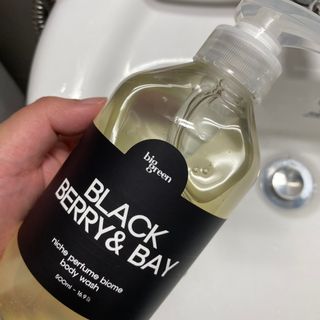 빅그린 니치 퍼퓸 바이옴바디워시 500ml(상탈, 블랙베리&베이, 블랑쉐 3종 중 택1) — 5점을 준 리뷰어가 2022년 7월 올린 사용 사진