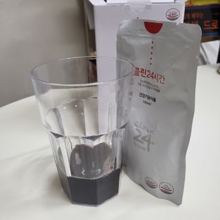 클린24시간 1BOX(5포) + 전용보틀(500ml) — 5점을 준 리뷰어가 2023년 6월 올린 사용 사진