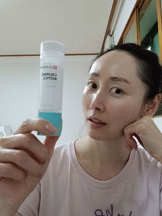 리더스코스메틱 카밍 바이오틱스 앰플 — 4점을 준 리뷰어가 2021년 5월 올린 사용 사진