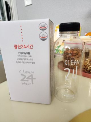 클린24시간 1BOX(5포) + 전용보틀(500ml) — 5점을 준 리뷰어가 2023년 5월 올린 사용 사진
