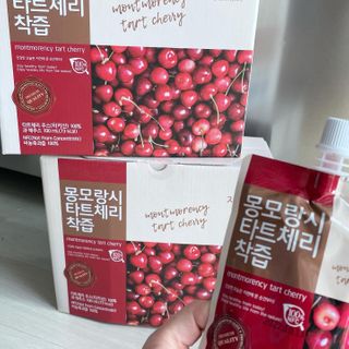 자연에온 몽모랑시 타트체리 착즙 100mL 10개입 2BOX — 5점을 준 리뷰어가 2021년 1월 올린 사용 사진