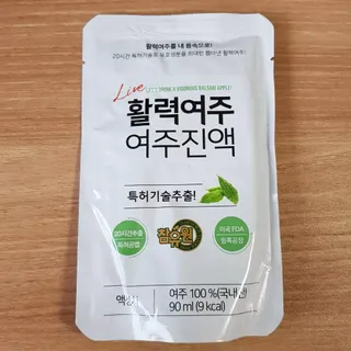 참유원 특허제조 활력 여주진액 여주즙 50포 — 5점을 준 리뷰어가 2022년 3월 올린 사용 사진