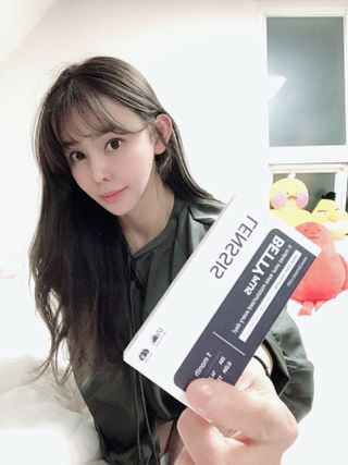 렌시스 LENSSIS [ 렌시스 ] 품절대란템 , 데일리로 쓰기 좋은 ＃베티 시리즈 1개월용 ｜ 5컬러 중 택1 ｜ — 5점을 준 리뷰어가 2021년 4월 올린 사용 사진