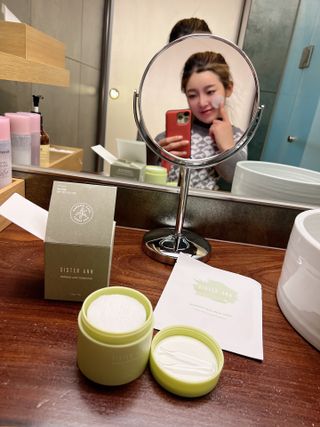 씨스터앤 밤부 케어 토너 패드 70매 — 5점을 준 리뷰어가 2022년 3월 올린 사용 사진