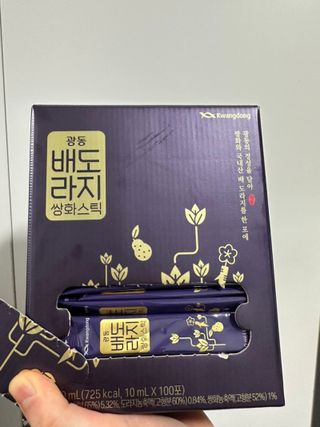 광동생활건강 나우 [광동] 배도라지 쌍화스틱 10mL x 100포 — 5점을 준 리뷰어가 2023년 2월 올린 사용 사진