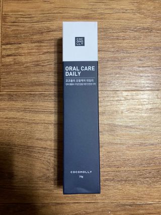 코코몰리 오랄케어 데일리 맛있게 건강한 반려동물 안심치약 — 5점을 준 리뷰어가 2021년 3월 올린 사용 사진