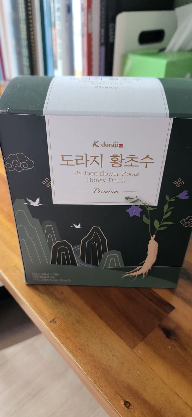 K도라지 황초수 목에좋은 도라지 음료 80ml*7봉 리뷰 사진