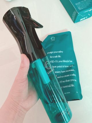 코박 스프레이 살균수  500ml 세트 — 5점을 준 리뷰어가 2022년 4월 올린 사용 사진