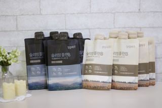 일일하우 슬리밍 플랜B 고소한 귀리맛, 진한 카카오맛 (체중조절식) — 5점을 준 리뷰어가 2023년 5월 올린 사용 사진
