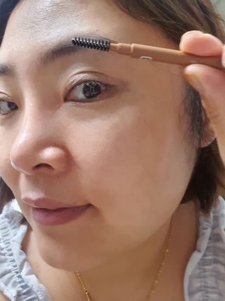바비멜로 엣지 드로잉 슬림 아이브로우 — 5점을 준 리뷰어가 2023년 7월 올린 사용 사진