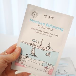 세뚜아(Cettua) [세뚜아] 모이스처 밸런싱 페이셜 마스크 Cettua Moisture Balancing Facial Mask 5매 — 5점을 준 리뷰어가 2023년 12월 올린 사용 사진