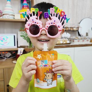 [몸엔용] 아이가 먹는 달콤 국산녹용 키엔용 비타  80ml x 10포 — 5점을 준 리뷰어가 2021년 7월 올린 사용 사진