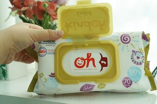 킨도 아기 물티슈 골드 일반형 — 5점을 준 리뷰어가 2021년 12월 올린 사용 사진