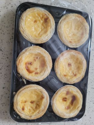 디앙뜨 포르투갈 에그타르트 오리지널 맛+패션후르츠 맛 중 택1 — 3점을 준 리뷰어가 2021년 7월 올린 사용 사진