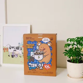 바디랩 체중조절용 프로틴시리얼 그래잇 — 5점을 준 리뷰어가 2022년 4월 올린 사용 사진