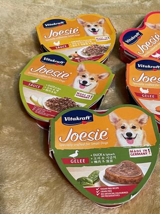 비타크래프트 조에시 하트캔 85g 강아지 습식캔 10캔 — 5점을 준 리뷰어가 2021년 10월 올린 사용 사진