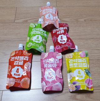 참앤들황토농원 10가지 맛, 입맛대로 스페셜하게~ 가볍게 한 포 땡! 곤약젤리 스페셜 패키지 130ml x 30포 — 5점을 준 리뷰어가 2022년 12월 올린 사용 사진