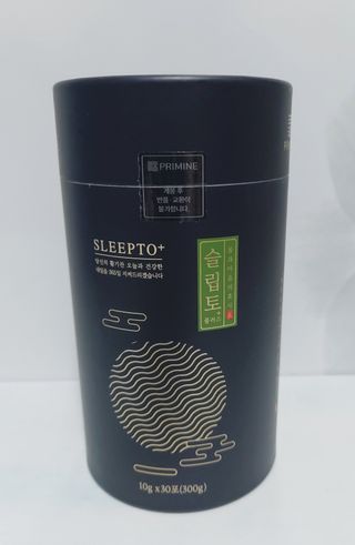 프리마인 자체 기업부설 연구소에서 찾아낸 건강한 수면의 비밀.  슬립토 플러스 30포 — 4.5점을 준 리뷰어가 2022년 7월 올린 사용 사진