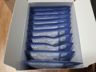 (주)쟈뎅 쟈뎅 클래스 핸드 드립 커피 10P 2종_디카페인 1종+랜덤 플레이버 1종 — 5점을 준 리뷰어가 2021년 4월 올린 사용 사진