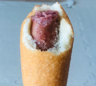 오마뎅 한우핫도그 — 4점을 준 리뷰어가 2021년 5월 올린 사용 사진