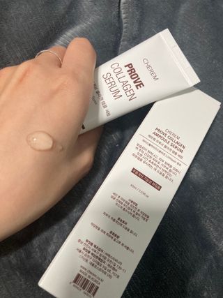 체르엠  프루브 콜라겐 앰플세럼 60ml 1병 — 5점을 준 리뷰어가 2022년 3월 올린 사용 사진
