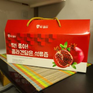 미쁨생활건강 콜라겐 담은 석류즙 70ml x 30포 — 4.5점을 준 리뷰어가 2021년 9월 올린 사용 사진