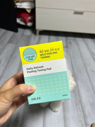 닥터에프파이브 데일리 리프레쉬 필링 토닝 패드 60매 — 5점을 준 리뷰어가 2022년 5월 올린 사용 사진