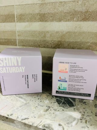 소담스퀘어 상암 Evreryday Bath Bomb Day7(에브리데이 배쓰밤 데이7) / 7종 중 2종 랜덤발송 — 5점을 준 리뷰어가 2022년 11월 올린 사용 사진