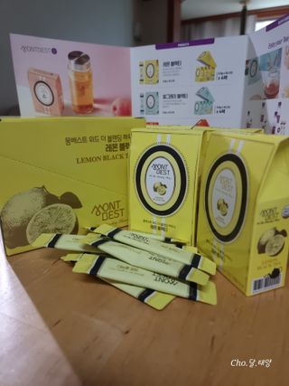 몽베스트 위드더 블랜딩 하우스 _레몬 블랙티 — 5점을 준 리뷰어가 2022년 12월 올린 사용 사진