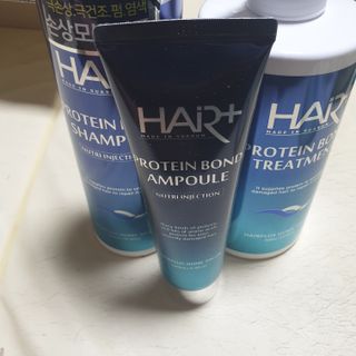 헤어플러스 단백질탈모샴푸 500ml+단백질본드앰플 145ml — 5점을 준 리뷰어가 2021년 3월 올린 사용 사진