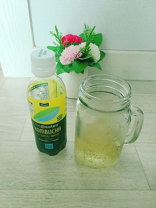 더그레잇티 콤부차 [매일유업] 더그레잇티 44kcal 콤부차 300ml *12개입 (오리지널 6개+베리리치 6개) — 4점을 준 리뷰어가 2023년 7월 올린 사용 사진