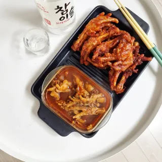 [닭집아들] 직화마라국물닭발 & 직화통뼈닭발 — 5점을 준 리뷰어가 2024년 3월 올린 사용 사진