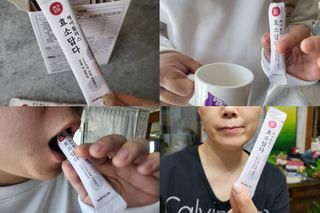 FREE [경남제약헬스케어] 런칭기념 케어플러스 참효소답다 3g x 30포/곡물효소&콤부차 — 5점을 준 리뷰어가 2023년 10월 올린 사용 사진