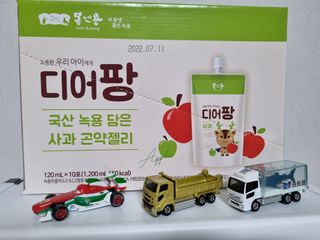 [몸엔용] 우리 아이 건강간식, 달콤한 녹용곤약젤리 디어팡 4종 — 5점을 준 리뷰어가 2021년 8월 올린 사용 사진