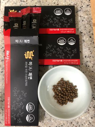 새롬바이오 리생 [미쾌변] 차전자피 식이섬유 건강기능식품 3팩 — 4.5점을 준 리뷰어가 2021년 6월 올린 사용 사진