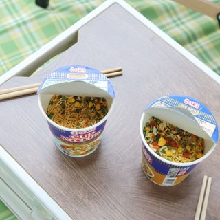 NISSIN 닛신 컵누들  4종 - 씨푸드오리지날, 씨푸드 스파이시, 씨푸드 커리, 씨푸드 XO소스 — 5점을 준 리뷰어가 2021년 12월 올린 사용 사진