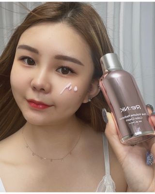 Re:NK 리엔케이 핑크 볼륨 래디언스 컬러크림 — 5점을 준 리뷰어가 2021년 7월 올린 사용 사진