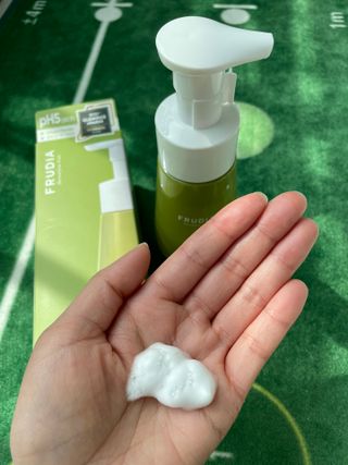 [후르디아] 아보카도 약산성 비건 여성 청결제 — 5점을 준 리뷰어가 2022년 3월 올린 사용 사진