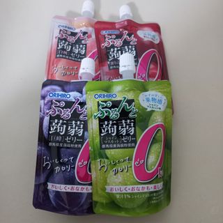 ORIHIRO 오리히로 곤약젤리 제로칼로리 130g 4종 4팩(맛별로 1팩씩) — 3.5점을 준 리뷰어가 2023년 2월 올린 사용 사진
