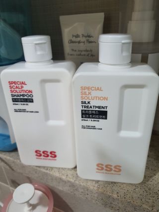 트리플에스 탈모 샴푸 275ml + 실크 트리트먼트 275ml — 5점을 준 리뷰어가 2021년 1월 올린 사용 사진