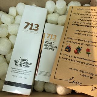 [세븐원쓰리 713] 피부톤을 속부터 밝게 피누스 비타민C 딥 하이드레이션 세럼 — 5점을 준 리뷰어가 2021년 11월 올린 사용 사진