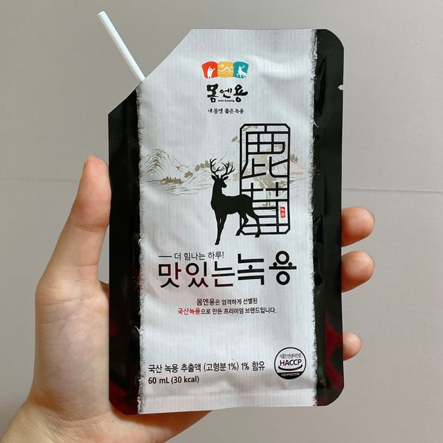[몸엔용] 과일을 넣어 국산녹용을 맛있게 60ml x 30포 리뷰 사진