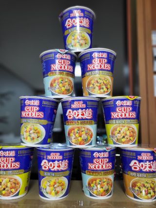 NISSIN 닛신 컵누들  4종 - 씨푸드오리지날, 씨푸드 스파이시, 씨푸드 커리, 씨푸드 XO소스 — 5점을 준 리뷰어가 2022년 11월 올린 사용 사진