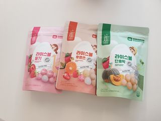 아비삭라이스볼 3종 /딸기,후르츠,단호박 — 5점을 준 리뷰어가 2021년 6월 올린 사용 사진