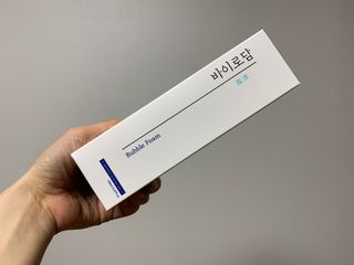[바이로담] 저자극 약산성버블 폼 폼클렌징 150ml — 5점을 준 리뷰어가 2021년 3월 올린 사용 사진